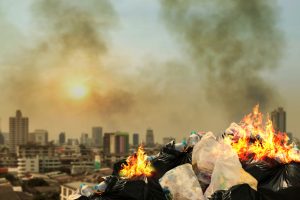 Waste burning in Greater Jakarta area emits 12,627 Gg of carbon annually