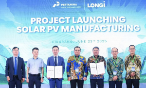 Pertamina NRE, LONGi build 1.4 GW solar panel factory in West Java
