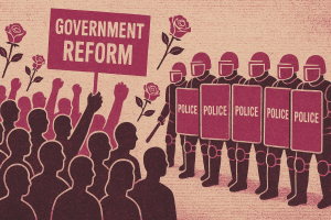 The government pressed to replace extractive development with restorative democracy after riots